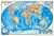 Карта настенная Мир Политический, 1:27,5млн., 101*69см Геодом (ISBN 978-5-906964-76-2)