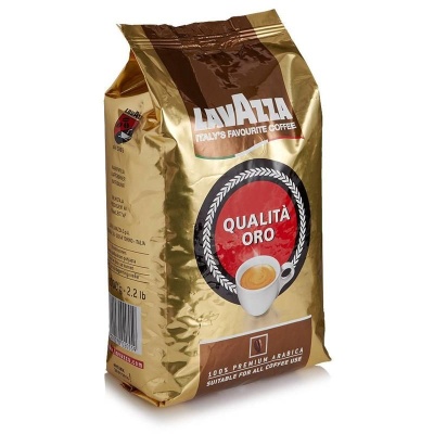 Кофе в зернах Lavazza "Qualita. Oro", вакуумный пакет, 1кг, 116689/699105