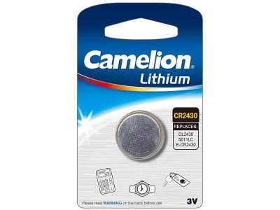 Батарейка Camelion CR 2430 (1*BL, 3V) 3073