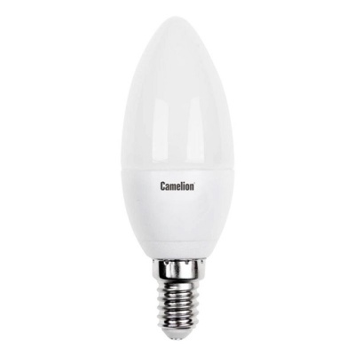 Лампа диодная свеча 8Вт E14 3000K 720ЛМ Camelion 051037
