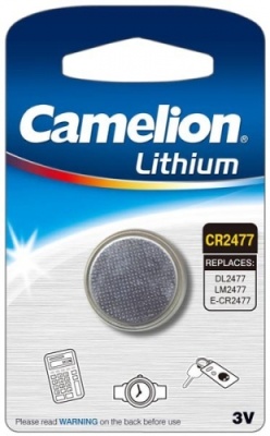 Батарейка Camelion CR 2477 (1*BL, 3V) ж8660