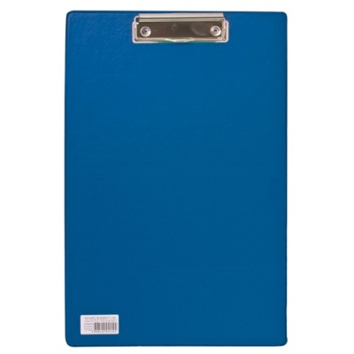 Доска-планшет BRAUBERG "Comfort", с верхним прижимом, А4, 23х35см, картон/ПВХ, Россия, синяя, 222659