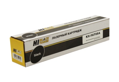 Тонер-картридж Hi-Black (KX-FAT88A) для принтера Panasonic KX-FL401/402/403/FLC411/412/413, 2K