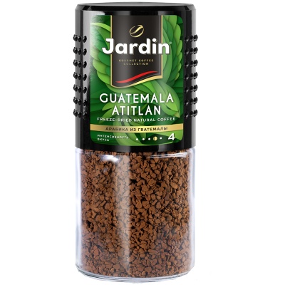 Кофе растворимый JARDIN "Guatemala Atitlan", сублимированный, 95 г, стеклянная банка, 0629-12