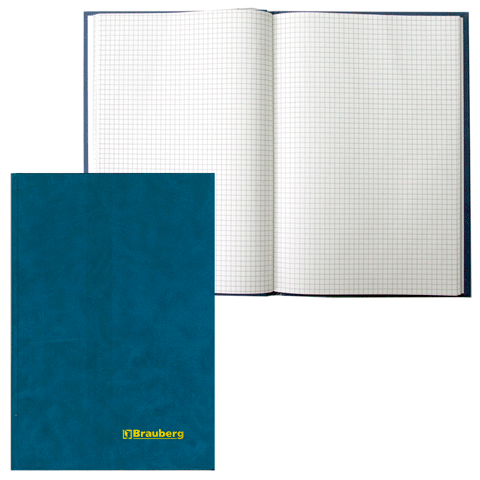 Книга учета 96 л., 200-290 мм., клетка, бумвинил,  блок офсет, BRAUBERG 130069-КУ-521.png