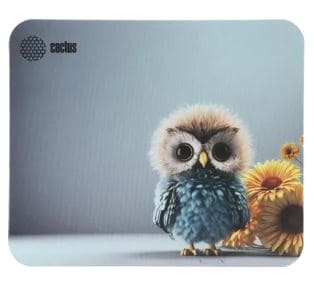 Коврик для мыши Cactus Owl gray, 300х250х3мм [CS-MP-D12M]