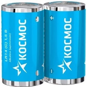 Батарейки Космос LR14, 2*Bl