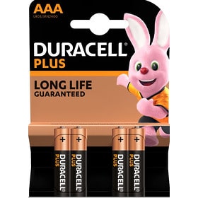 Батарейки Duracell Plus, LR 3, 4xBL