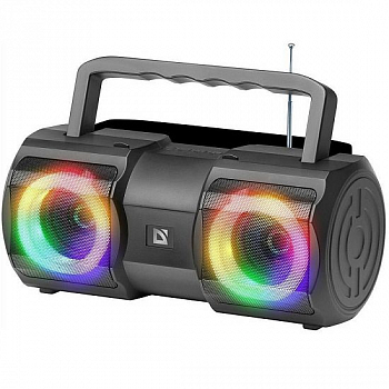 Портативная колонка Defender Beatbox 20 20Вт, Light/BT/MIC/FM/USB/TF, 65420