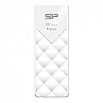 Флеш накопитель 64Gb Silicon Power Blaze B03, USB 3.2, Белый