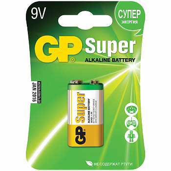 Батарейка GP SUPER 6LR61 (1*BL) 1604A-5U1, 1604A-5CR1