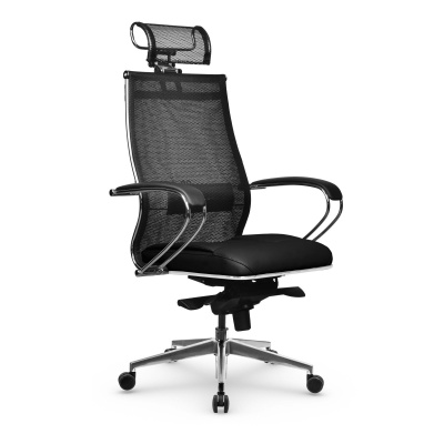 Офисное кресло Metta Samurai SL-2.051 Infinity Easy Clean MPES, черный плюс