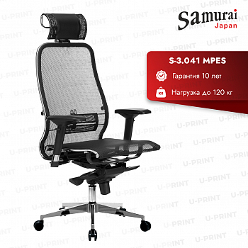 Офисное кресло Metta Samurai S-3.041 MPES, черный 