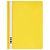 Папка-скоросшиватель пластик. СТАММ А4, 120мкм, желтая с прозр. верхом, ММ-30703