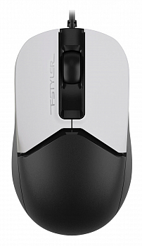 Мышь A4Tech Fstyler FM12S Panda, оптическая, проводная, белый+черный