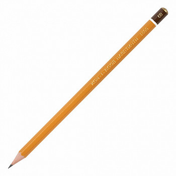 Карандаш ч/г Koh-I-Noor "1500" 6В, заточен. 150006B01170RU