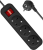 Удлинитель с заземлением Defender G318 Выключатель, 1.8 м, 3 розетки [99333]