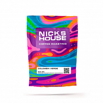 Кофе в зернах NICKS HOUSE "COLOMBIA VERDE", 1 кг