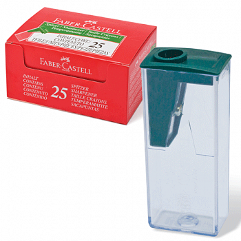 Точилка FABER-CASTELL пластиковая, FCOF124