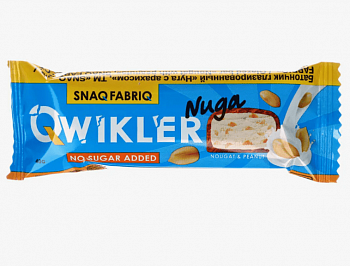 Батончик глазированый SNAQ FABRIQ "QWIKLER" нуга арахисом, 40 г