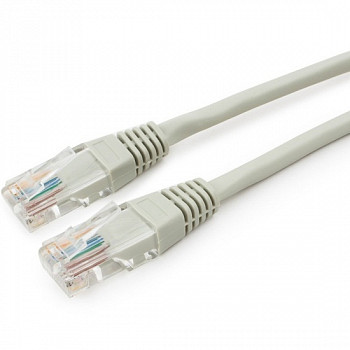 Многожильный патч-корд Cablexpert UTP кат.5e, 10м, литой, серый PP12-10M