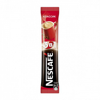 Кофе растворимый Nescafe 3 в 1 Классический, 14,5г