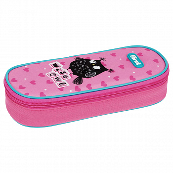 Пенал корпусный 1 отд., 220*90*45 Först "Black owl", полиэстер FT-PF-010306