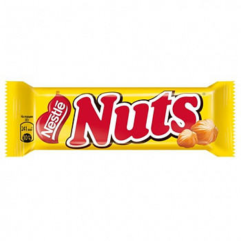 Шоколадный батончик Nuts, 50 г