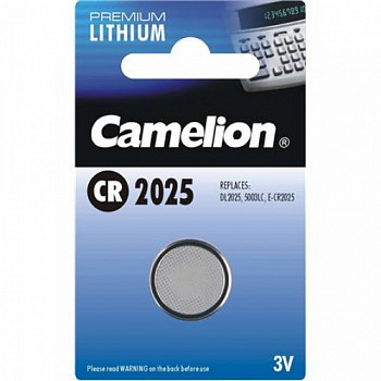 Батарейка Camelion CR 2025 (1*Bl, 3V) ж3067 003998