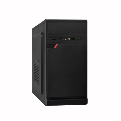 Корпус Minitower ExeGate BAA-106-AAA450 (mATX, БП AAA450 с вент. 8см, 2*USB, аудио, черный)