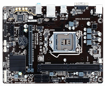 Материнская плата GA-H110M-S2 MB GIGABYTE LGA 1151, Intel H110, mATX