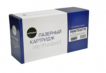 Картридж NetProduct (N-Q5949A/Q7553A) для HP LJ 1160/1320/P2015/Canon 715, универс, 3K