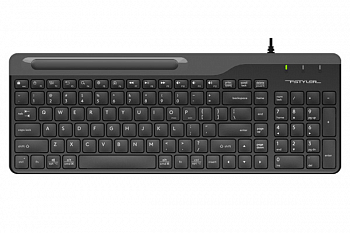 Клавиатура проводная A4 Fstyler FK25, slim, USB, черный+серый