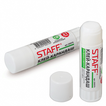 Клей-карандаш STAFF 21 г., 220375