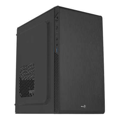 Корпус Aerocool CS-106-S-BK-v1, mATX, Mini-Tower, без БП, черный [ACCS-PC13014.11]