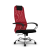Кресло Метта BP-8, красный/черный, хром (SU-B-8/подл.130/осн.003)