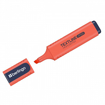 Текстовыделитель Berlingo "Textline HP500" персиковый, 1-5мм, T7518