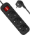 Удлинитель с заземлением Defender G350 Выключатель, 5.0 м, 3 розетки [99335]