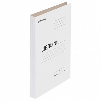 Папка без скоросшивателя "Дело", мелованный, 440 г/м2, до 200 л., BRAUBERG, 110928