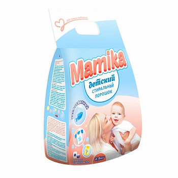 Стиральный порошок гипоаллергенный 2,4 кг MAMIKA "Детский", 595/П 