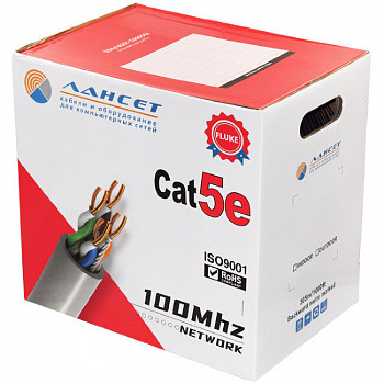Витая пара UTP4 LANSET PREMIUM 24AWG Cat5е OUTDOOR, кор. 305м
