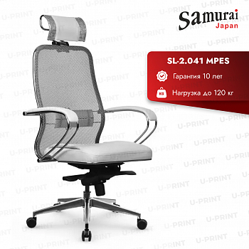 Офисное кресло Metta Samurai SL-2.04 MPES, белый