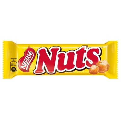 Шоколадный батончик Nuts, 50 г