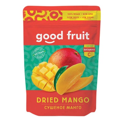 Манго сушеное «GOOD FRUIT», 100 г