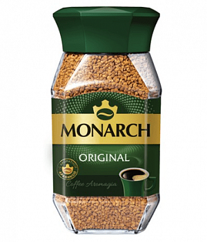 Кофе растворимый Monarch Original, сублимированный, стеклянная банка, 95г, 70350