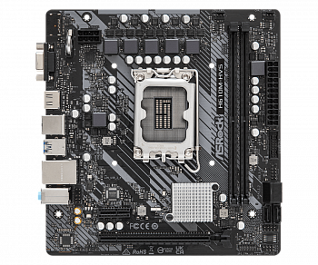 Материнская плата Asrock H610M-HVS, 2xDDR4, LGA 1700, Intel H610, mATX