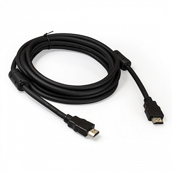 Кабель HDMI ExeGate EX-CC-HDMI2-3.0F (19M/19M, v2.0, 3м, 4K UHD, Ethernet, ферритовые кольца позолоч