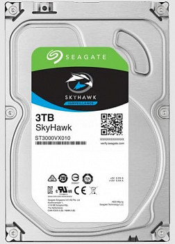 Жесткий диск Seagate Skyhawk ST3000VX010, 3Tb, SATA III, 3.5"