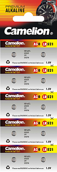 Батарейка часовая G0 (379, LR521, LR63) Camelion 10*Bl ж12808