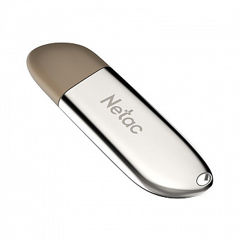 Флеш накопитель Netac U352, 64Gb, USB 2.0, серебристый [NT03U352N-064G-20PN]